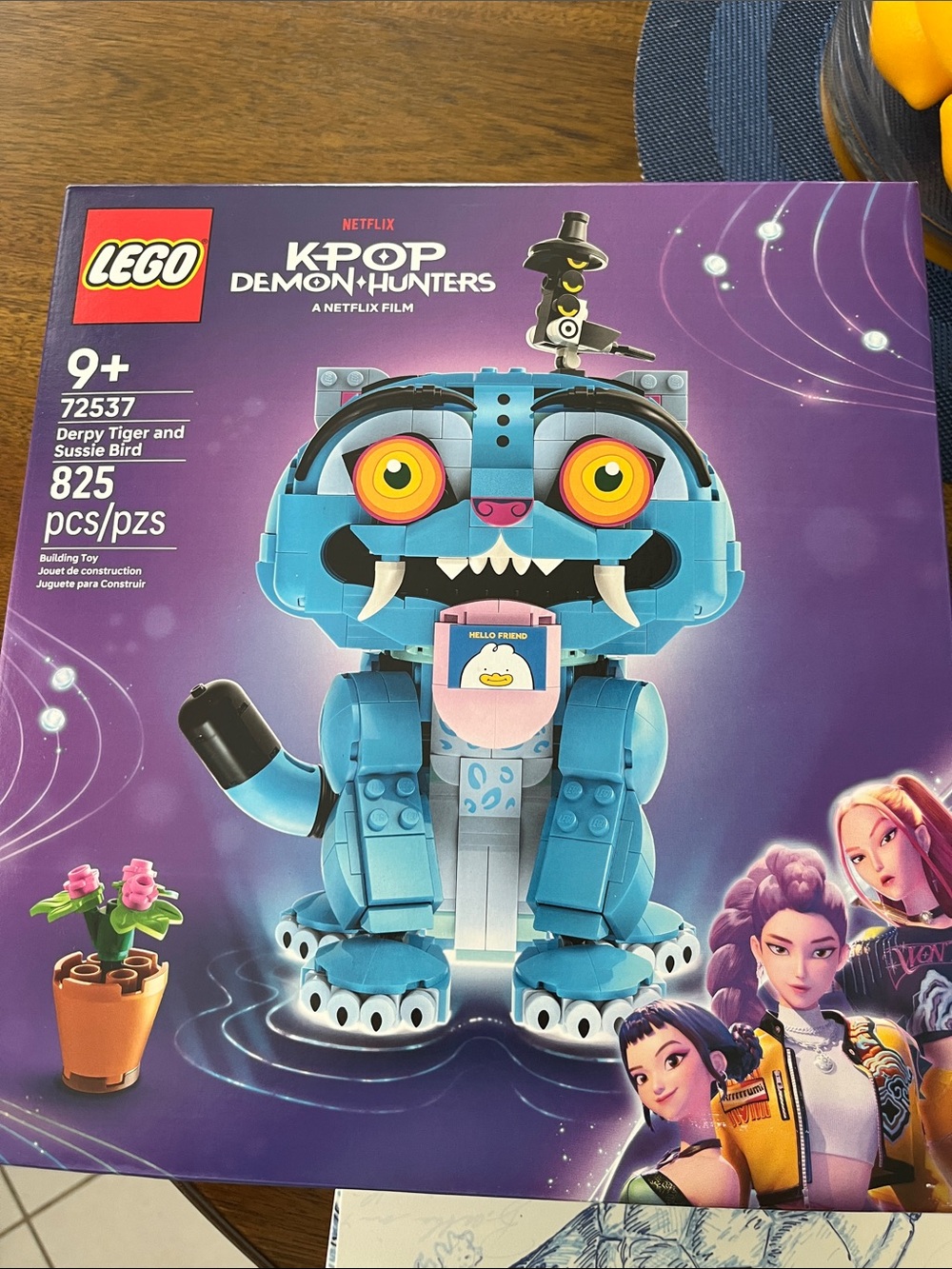 LEGO Blue K-Pop Demon Hunters Derpy Tiger and Sussie Bird NEW